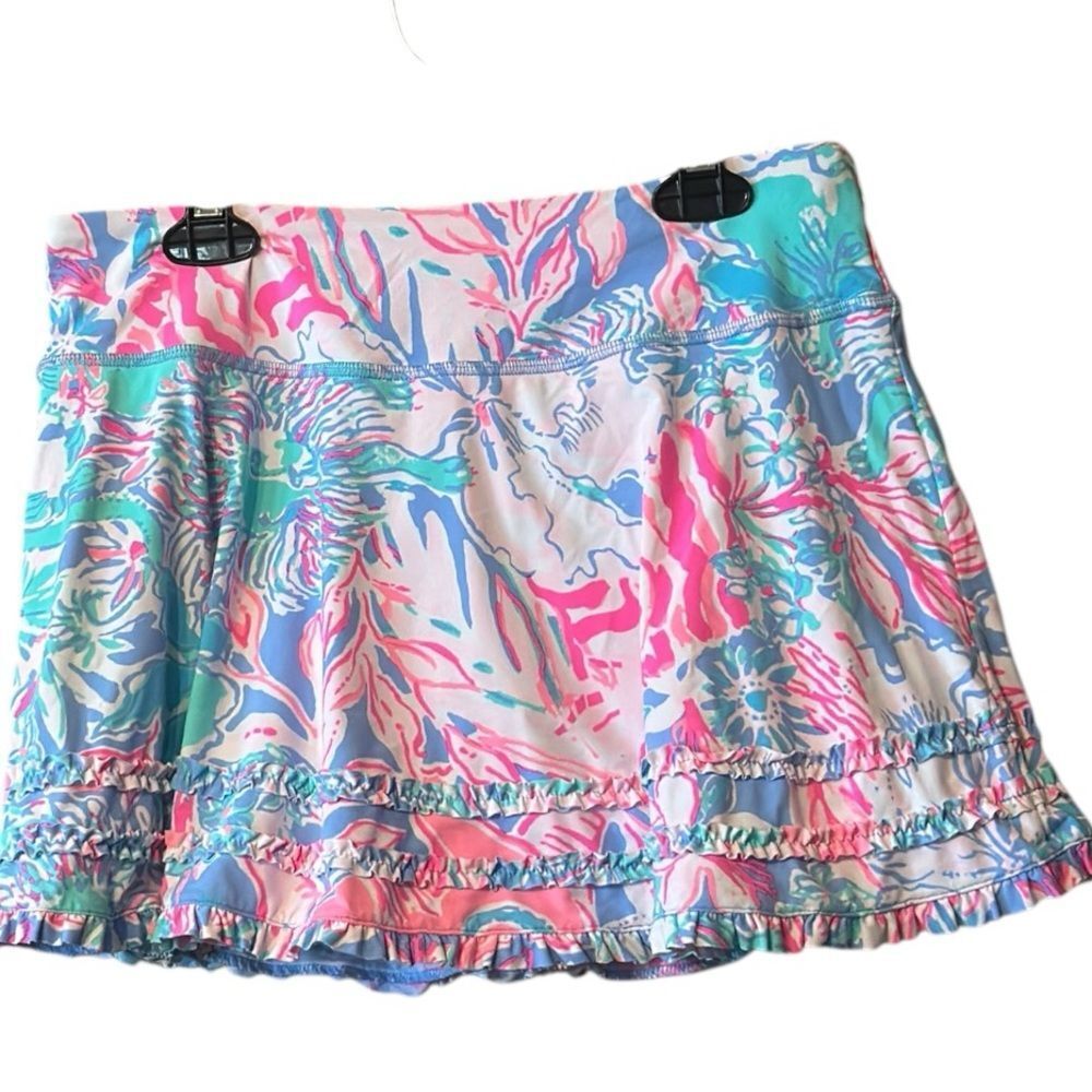 Lilly Pulitzer Luxletic Fionna Skort in Turquoise Oasis Size Small 📦